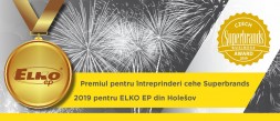 Premiul pentru întreprinderi cehe Superbrands 2019 pentru ELKO EP din Holešov photo